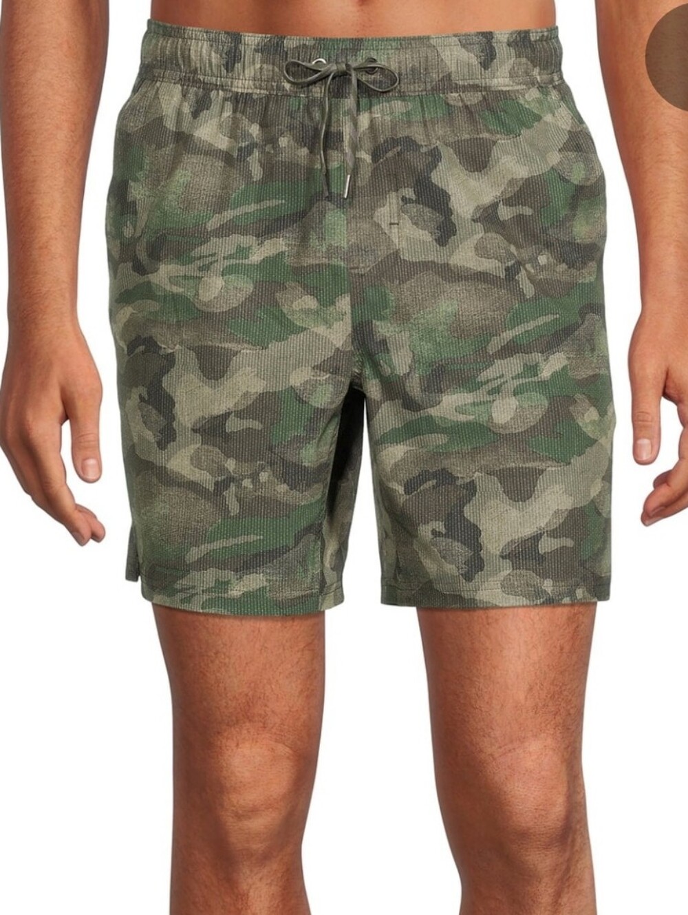 George Green and Gray Camo Swim Trunks